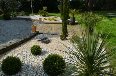 Jardin mÃ©diterranÃ©en - Pont-Comblant (Pleyben)